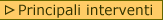 Principali interventi